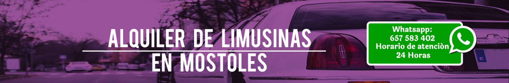 Alquiler de limusinas en Móstoles