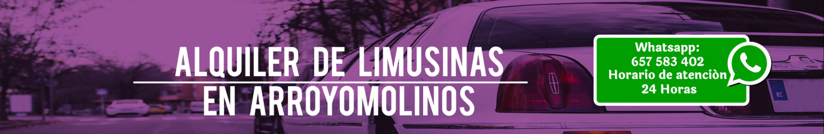 Alquiler de limusinas en Arroyomolinos
